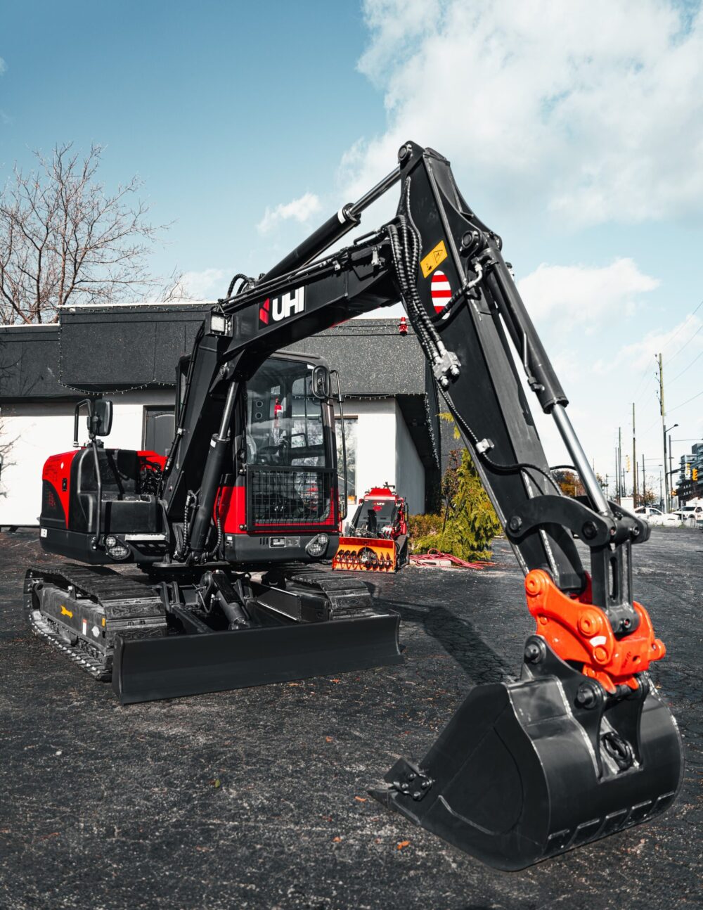 UHI Machinery UME80 Compact Excavator 15,880 lbs. Yanmar Engine